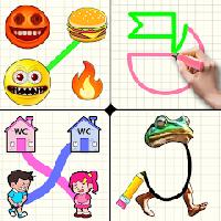 One Line-Mini games Drawing one line-mini games drawing