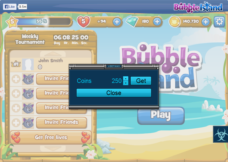 bubble island