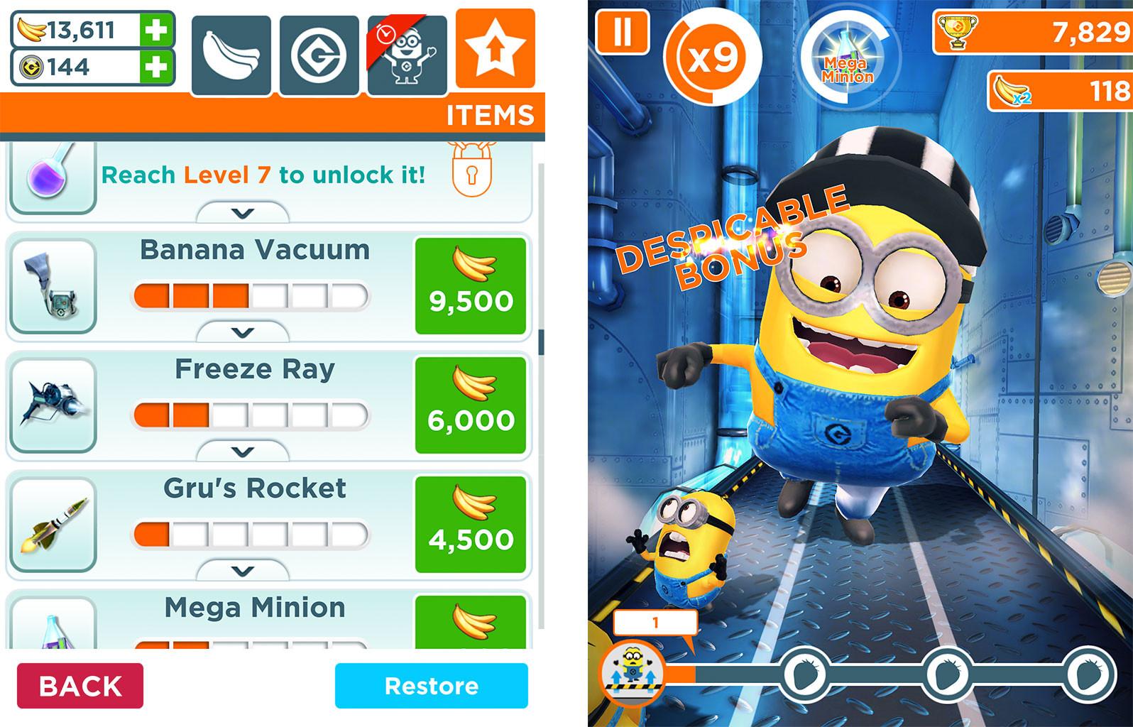 despicable me minion rush