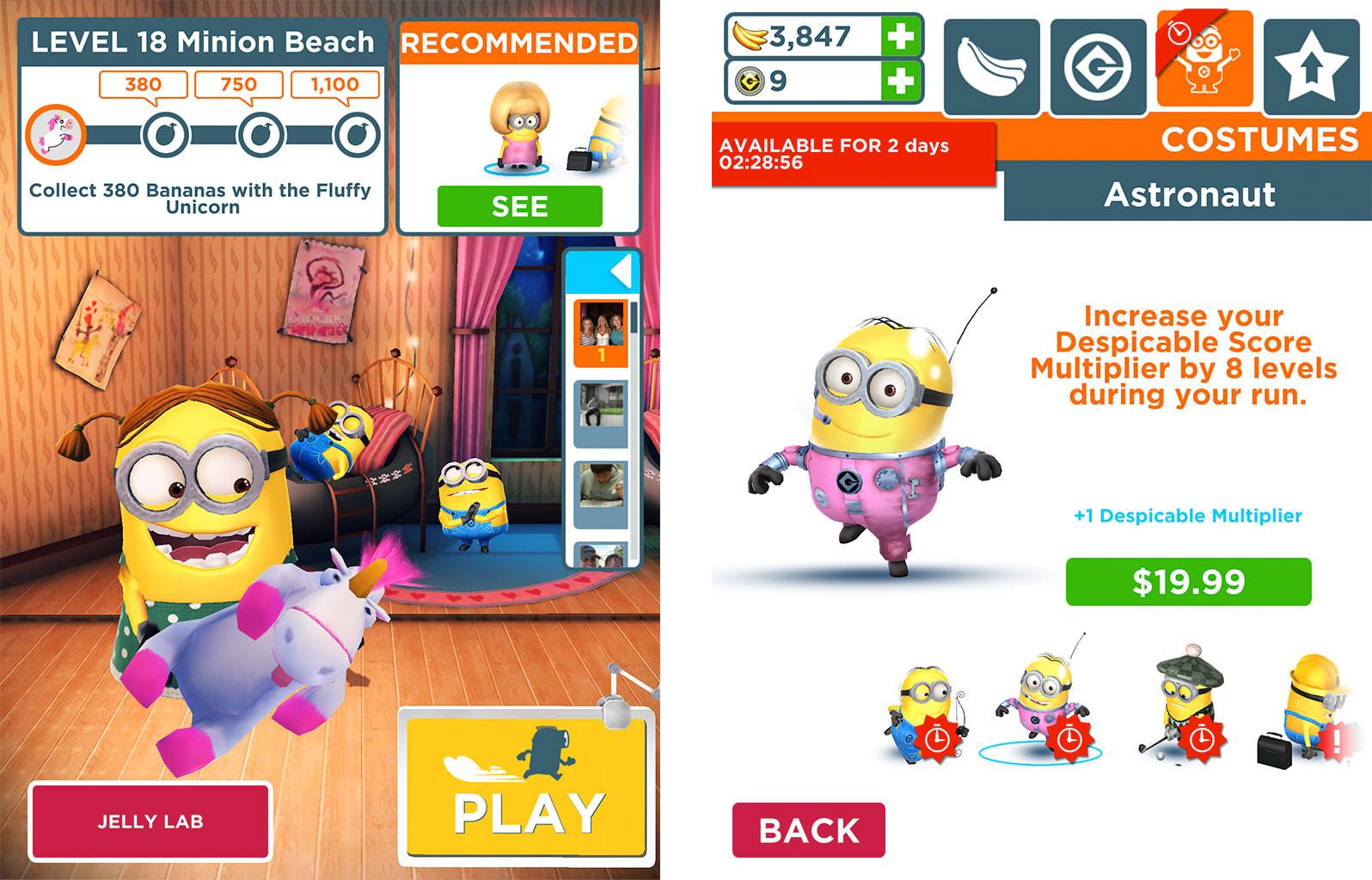 despicable me minion rush