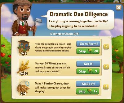 farmville 2 a timeless classic: dramatic due diligence rewards, bonus