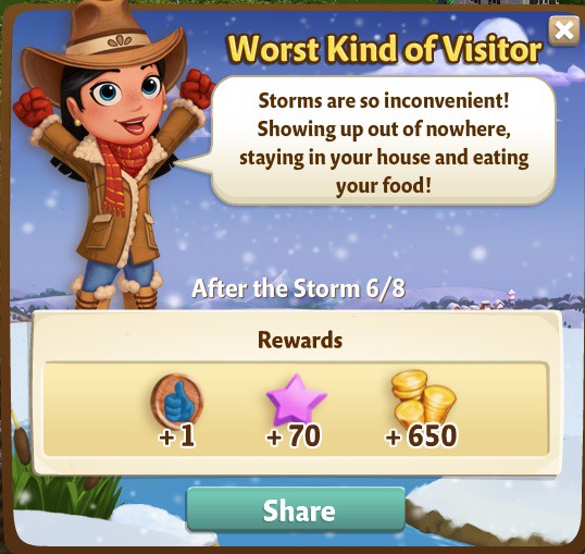 farmville 2 after the  storm: appeel for mercy rewards, bonus
