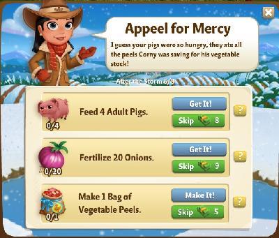 farmville 2 after the  storm: appeel for mercy rewards, bonus