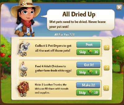 farmville 2 all fur you: all dried up rewards, bonus