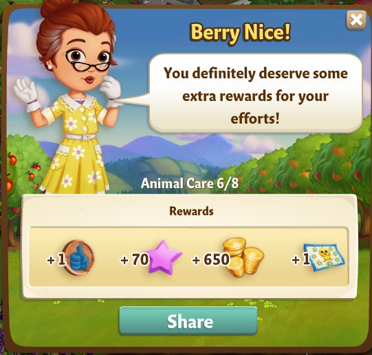 farmville 2 animal care: set the bah high rewards, bonus