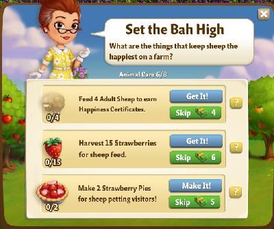farmville 2 animal care: set the bah high rewards, bonus