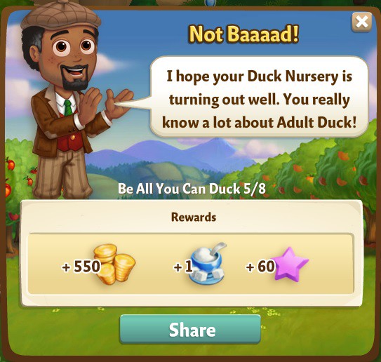 farmville 2 bee all you can duck: grumpy goats rewards, bonus