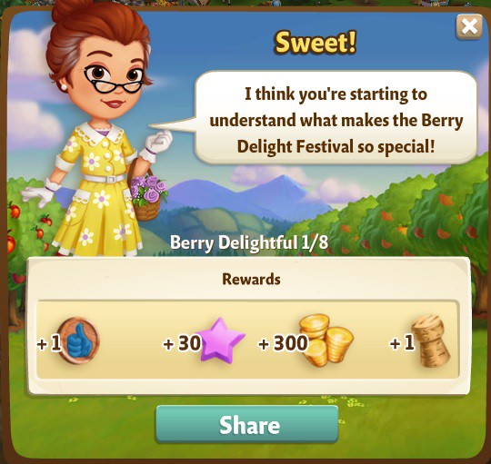 farmville 2 berry delightful: berry important things rewards, bonus