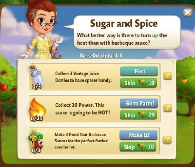farmville 2 berry delightful: sugar and spice rewards, bonus
