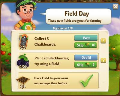 farmville 2 big harvest: field day rewards, bonus