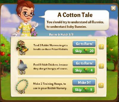 farmville 2 bunny and hutch: a cotton tale rewards, bonus