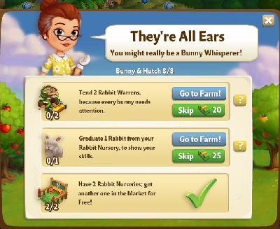 farmville 2 bunny and hutch: they are all ears rewards, bonus