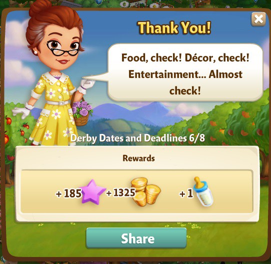 farmville 2 derby dates and deadlines: cents and sensibility rewards, bonus