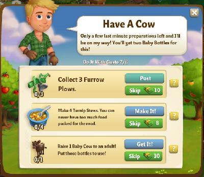 farmville 2 do it with gusto: have a cow rewards, bonus