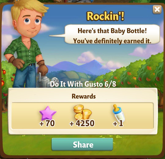 farmville 2 do it with gusto: work it good rewards, bonus