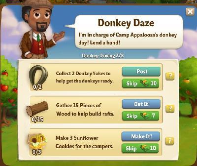 farmville 2 donkey driving: donkey daze rewards, bonus