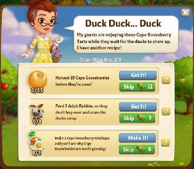 farmville 2 down with that: duck duck duck rewards, bonus