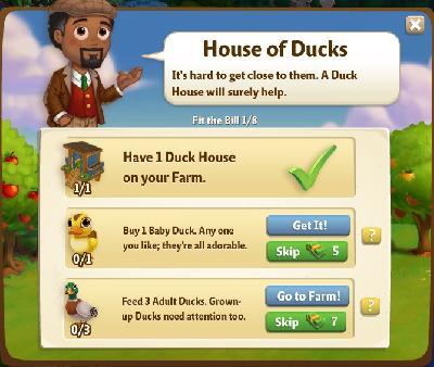 farmville 2 fit the bil: house of ducks rewards, bonus