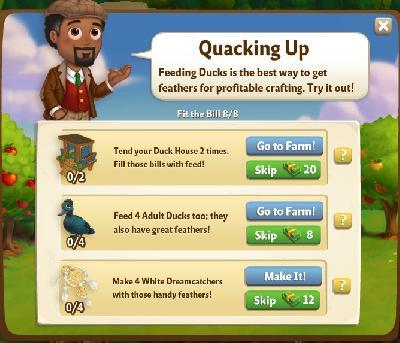 farmville 2 fit the bill: quacking up rewards, bonus