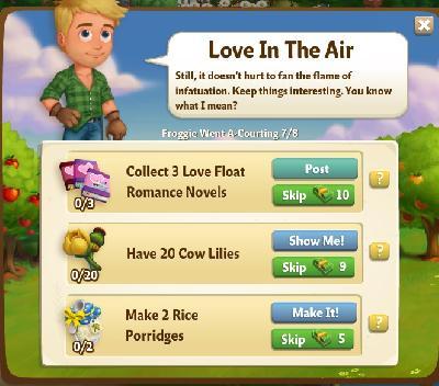 farmville 2 froggie went a-courting: love in the air rewards, bonus