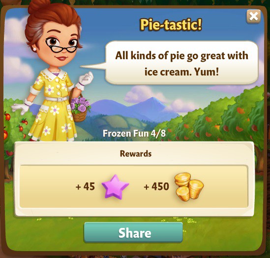farmville 2 frozen fun: baker's choice part 4 of 8 rewards, bonus