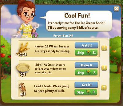 farmville 2 frozen fun: cool fun part 1 of 8 rewards, bonus