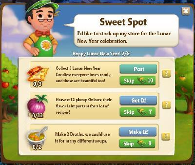 farmville 2 happy lunar new year: sweet spot rewards, bonus