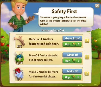 farmville 2 herbivore corps: safety first rewards, bonus