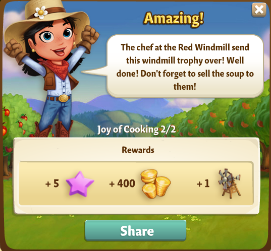 farmville 2 joy of cooking: tomato seizin rewards, bonus