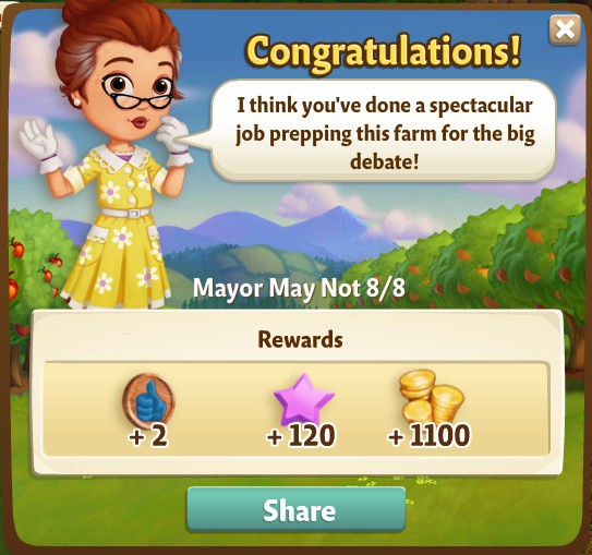 farmville 2 mayor may not: photo opportunities rewards, bonus