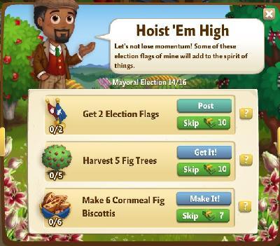 farmville 2 mayoral election: hoist em high rewards, bonus