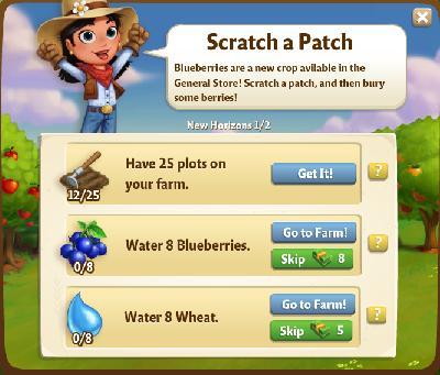 farmville 2 new horizons: scratch patch rewards, bonus