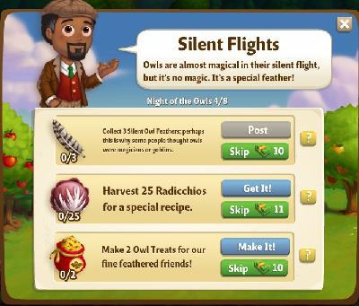farmville 2 night of the owls: silent flights rewards, bonus