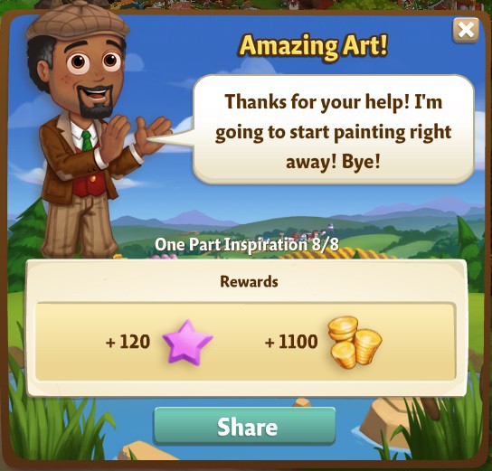 farmville 2 one part inspiration: better red rewards, bonus