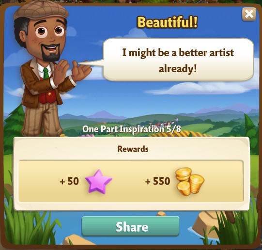 farmville 2 one part inspiration: are you yellow rewards, bonus