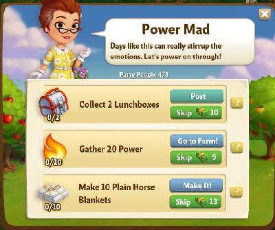 farmville 2 party people: power mad rewards, bonus