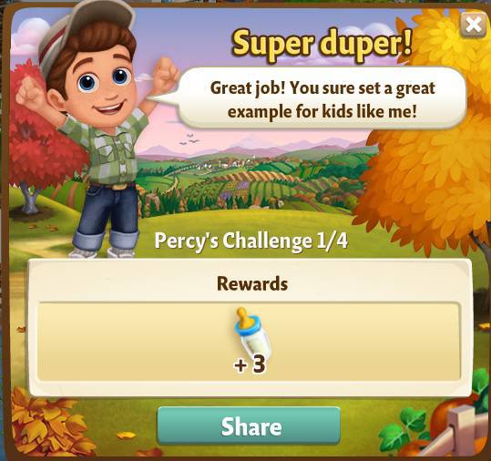 farmville 2 percy s challenge: hairy otter and the slippery shallows rewards, bonus