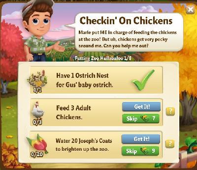 farmville 2 petting zoo hullabaloo: chekin on chickens rewards, bonus
