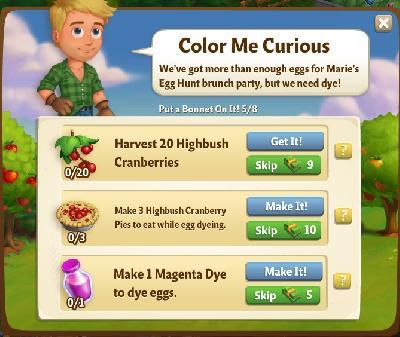farmville 2 put a bonnet on it: color me curious rewards, bonus