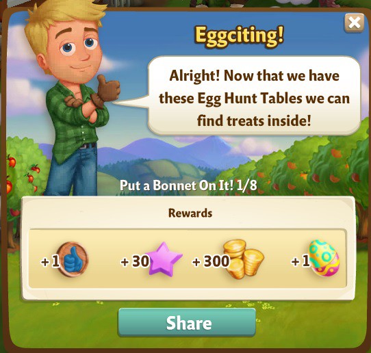 farmville 2 put a bonnet on it: let the hunt begin rewards, bonus