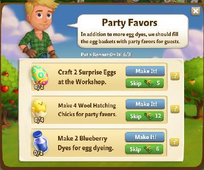 farmville 2 put a bonnet on it: party favors rewards, bonus