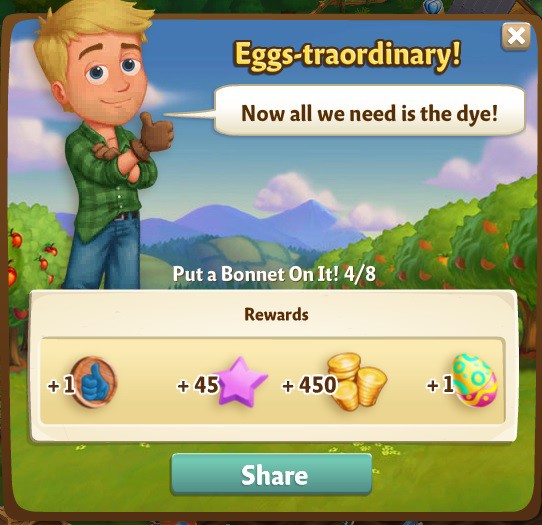 farmville 2 put a bonnet on it: shell get a kick out of this rewards, bonus