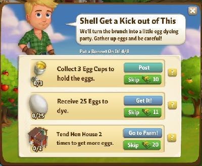 farmville 2 put a bonnet on it: shell get a kick out of this rewards, bonus