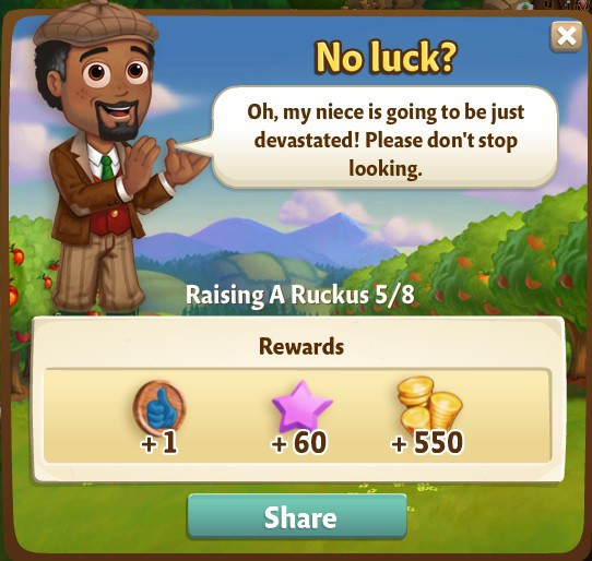 farmville 2 raising a ruckus: flown the coop rewards, bonus
