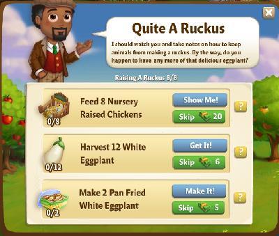 farmville 2 raising a ruckus: quite a ruckus rewards, bonus