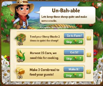 farmville 2 reception perception: un-bah-able rewards, bonus