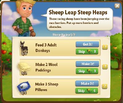 farmville 2 sheep racing: sheep leap steep heaps rewards, bonus
