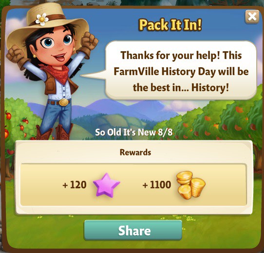 farmville 2 so old it's new: wrap it up rewards, bonus