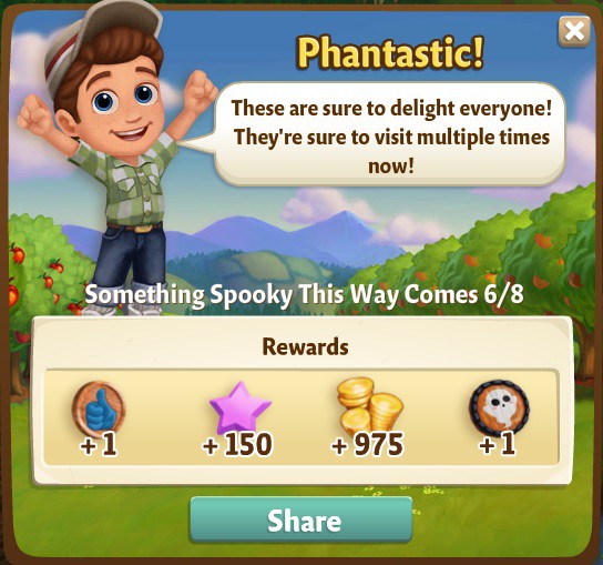 farmville 2 something spooky this way comes: scared sheepless rewards, bonus