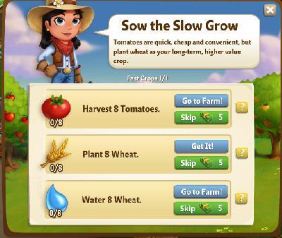farmville 2 sow the slow grow rewards, bonus